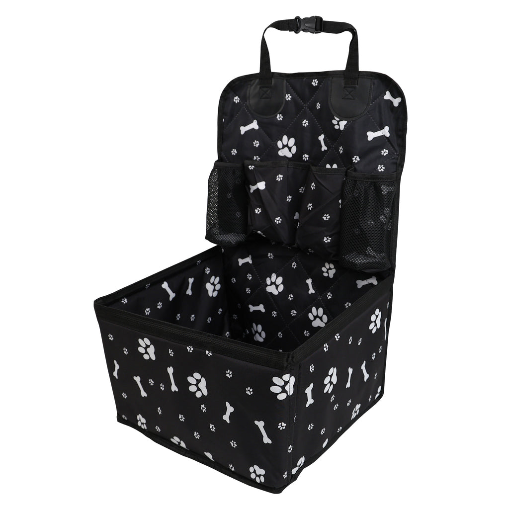 Small Dog Car Seat，Dog Car Seat Cover for Front Seat，Cushion for Medium Dogs Under 35lbs，Robust and Safe Foldable Pet CarSeat with Waterproof Fabric，Robust and Safe