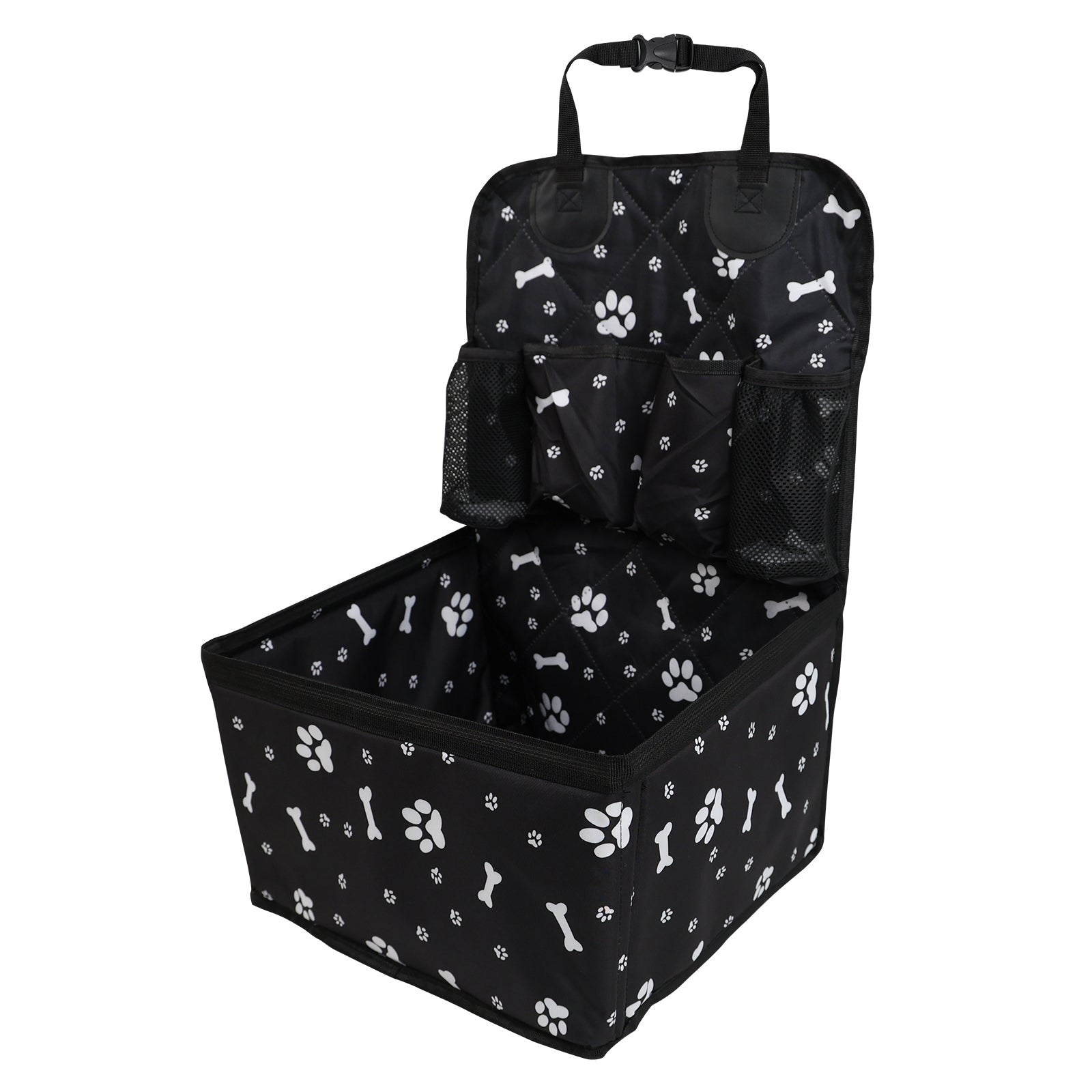 Small Dog Car Seat，Dog Car Seat Cover for Front Seat，Cushion for Medium Dogs Under 35lbs，Robust and Safe Foldable Pet CarSeat with Waterproof Fabric，Robust and Safe