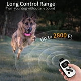 Petjoy Dog Shock Collar with Remote,3600Ft Range Dog Training Collar For 3 Dogs,Automatic Bark Collar with Beep,Vibration&Shock,IPX7 Waterproof Electric Dog Collar for 3 Dogs