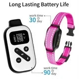 Petjoy Dog Training Collar for 3 Dogs,Dog Shock Collar with Remote,3600Ft Range Training and Auto Anti Bark Collar,3 Modes-Beep,Vibration& Shock,IPX7 Waterproof