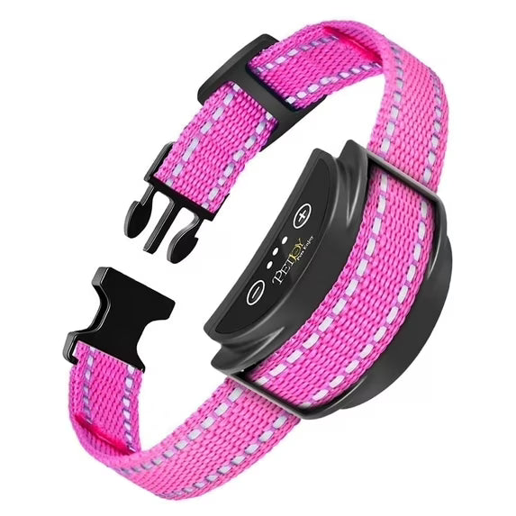PetJoy Dog Bark Collar,Shock Anti Bark Collar with Beep & Shock,5 Levels,for Dogs 5-120lbs,Waterproof,Brown