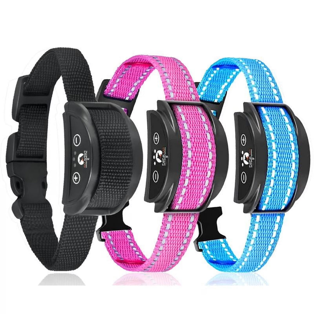Petjoy Automatic Bark Collar for 3 Dogs,Dog Shock Collar,Anti Barking Collar with Beep&Shock,Bark Collar Adjustable Sensitivity for All Breeds of Dogs