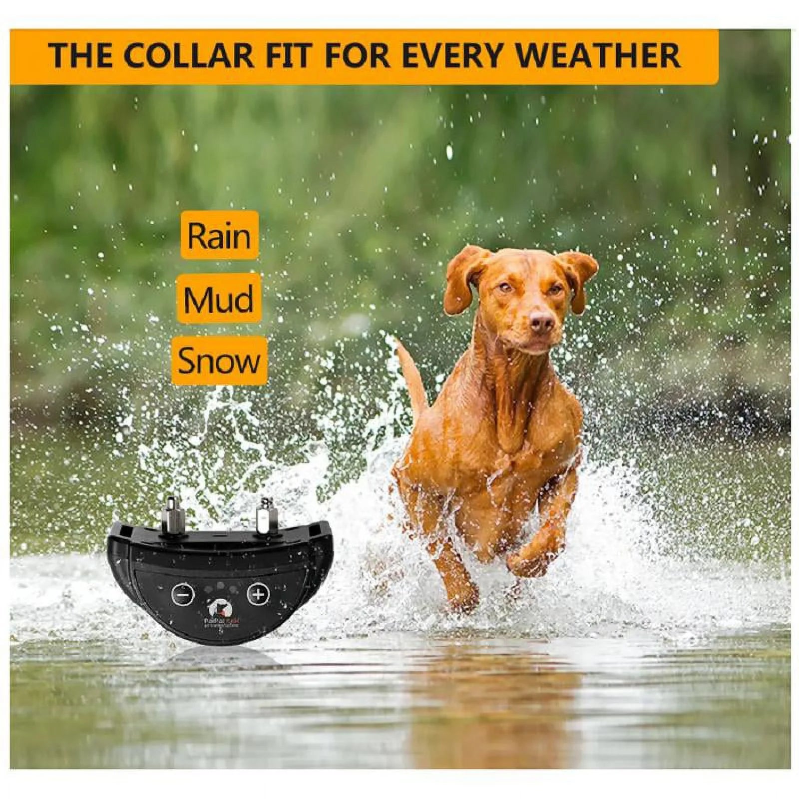 Petjoy Automatic Bark Collar for 3 Dogs,Dog Shock Collar,Anti Barking Collar with Beep&Shock,Bark Collar Adjustable Sensitivity for All Breeds of Dogs