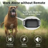 Petjoy Dog Shock Collar with Remote,3600Ft Range Dog Training Collar For 3 Dogs,Automatic Bark Collar with Beep,Vibration&Shock,IPX7 Waterproof Electric Dog Collar for 3 Dogs