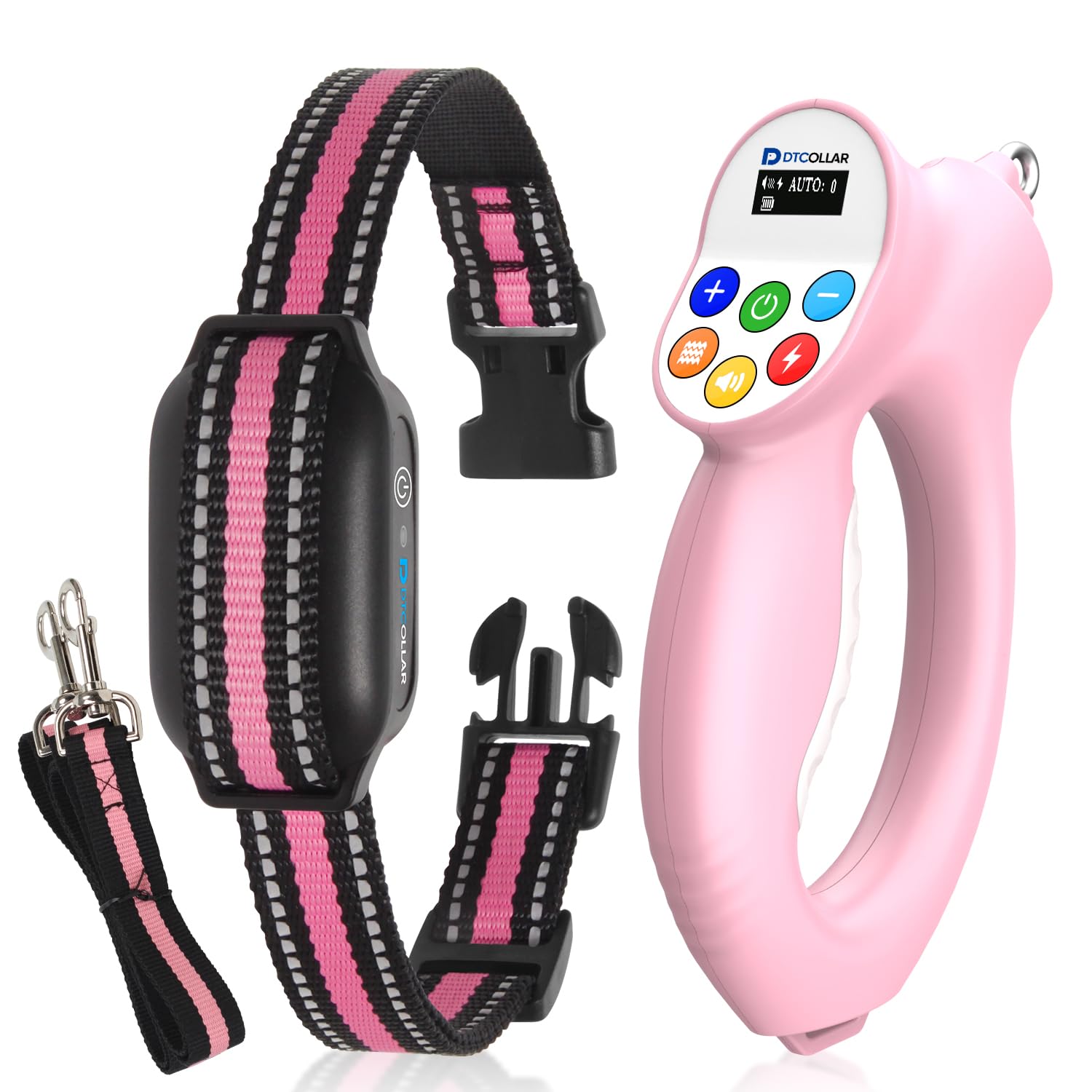 PaiPaitek Shock Collar with Leash for Large Dogs 1600ft Waterproof 3 Training Modes